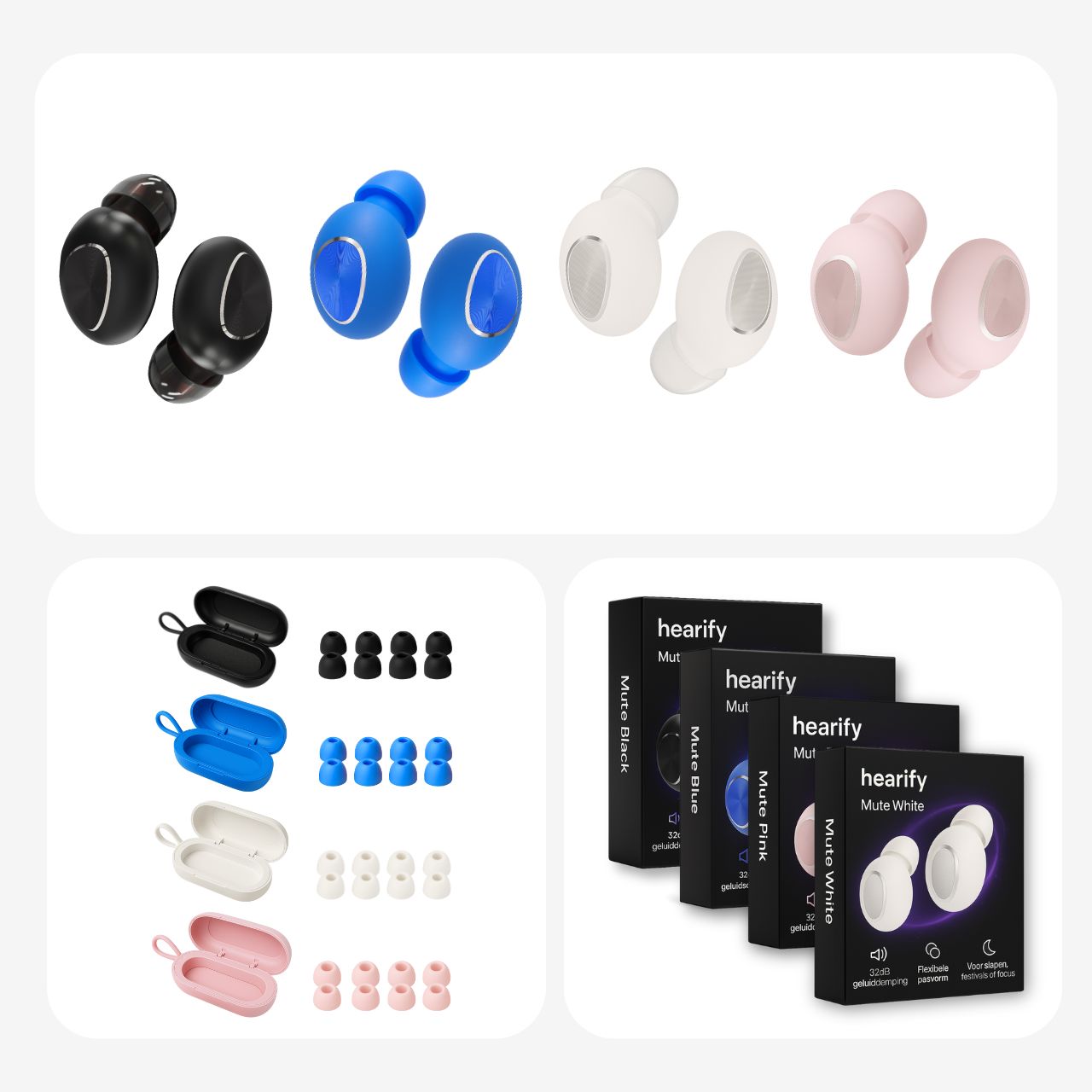 Obsona Mute Bundel (4 sets)